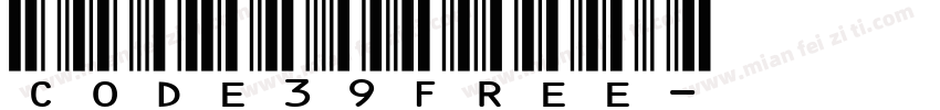 Code 39 free字体转换